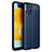 Funda Silicona Goma de Cuero Carcasa para Samsung Galaxy M53 5G Azul
