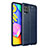 Funda Silicona Goma de Cuero Carcasa para Samsung Galaxy M62 4G Azul