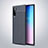 Funda Silicona Goma de Cuero Carcasa para Samsung Galaxy Note 10 5G Azul