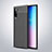 Funda Silicona Goma de Cuero Carcasa para Samsung Galaxy Note 10 5G Negro