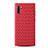 Funda Silicona Goma de Cuero Carcasa para Samsung Galaxy Note 10 Plus Rojo
