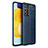 Funda Silicona Goma de Cuero Carcasa para Samsung Galaxy Quantum2 5G Azul