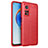 Funda Silicona Goma de Cuero Carcasa para Xiaomi Mi 10T 5G Rojo