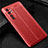 Funda Silicona Goma de Cuero Carcasa para Xiaomi Mi Note 10 Lite Rojo