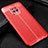 Funda Silicona Goma de Cuero Carcasa para Xiaomi Redmi 10X 5G Rojo