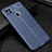 Funda Silicona Goma de Cuero Carcasa para Xiaomi Redmi 9 India Azul