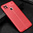 Funda Silicona Goma de Cuero Carcasa para Xiaomi Redmi 9C NFC Rojo