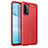 Funda Silicona Goma de Cuero Carcasa para Xiaomi Redmi 9T 4G Rojo
