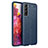 Funda Silicona Goma de Cuero Carcasa Q01 para Samsung Galaxy S21 Plus 5G Azul