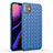 Funda Silicona Goma de Cuero Carcasa S01 para Apple iPhone 11 Azul