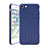 Funda Silicona Goma de Cuero Carcasa S01 para Apple iPhone 7 Azul