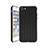 Funda Silicona Goma de Cuero Carcasa S01 para Apple iPhone 8 Negro