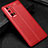 Funda Silicona Goma de Cuero Carcasa S01 para Huawei Honor 30 Pro+ Plus Rojo