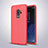 Funda Silicona Goma de Cuero Carcasa S01 para Samsung Galaxy S9 Plus Rojo