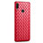 Funda Silicona Goma de Cuero Carcasa S01 para Xiaomi Redmi Note 7 Rojo