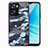 Funda Silicona Goma de Cuero Carcasa S01D para Oppo A77 4G Azul