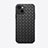 Funda Silicona Goma de Cuero Carcasa S02 para Apple iPhone 13 Mini Negro