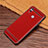 Funda Silicona Goma de Cuero Carcasa S02 para Huawei Honor 10 Lite Rojo