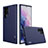 Funda Silicona Goma de Cuero Carcasa S02 para Samsung Galaxy S23 Ultra 5G Azul