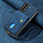 Funda Silicona Goma de Cuero Carcasa SD1 para Samsung Galaxy S22 Plus 5G Azul