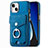 Funda Silicona Goma de Cuero Carcasa SD16 para Apple iPhone 13 Azul