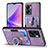 Funda Silicona Goma de Cuero Carcasa SD2 para Realme Narzo 50 5G Purpura Claro
