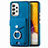 Funda Silicona Goma de Cuero Carcasa SD4 para Samsung Galaxy A72 5G Azul
