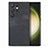 Funda Silicona Goma de Cuero Carcasa SD5 para Samsung Galaxy S22 Ultra 5G Negro