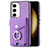 Funda Silicona Goma de Cuero Carcasa SD7 para Samsung Galaxy S22 5G Purpura Claro