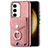 Funda Silicona Goma de Cuero Carcasa SD7 para Samsung Galaxy S23 Plus 5G Rosa