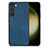 Funda Silicona Goma de Cuero Carcasa SD8 para Samsung Galaxy S23 Plus 5G Azul