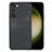 Funda Silicona Goma de Cuero Carcasa SD8 para Samsung Galaxy S23 Plus 5G Negro