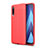 Funda Silicona Goma de Cuero Carcasa WL1 para Samsung Galaxy A70S Rojo