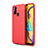 Funda Silicona Goma de Cuero Carcasa WL1 para Samsung Galaxy M21s Rojo