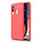 Funda Silicona Goma de Cuero Carcasa WL1 para Samsung Galaxy M40 Rojo