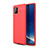 Funda Silicona Goma de Cuero Carcasa WL1 para Samsung Galaxy Note 10 Lite Rojo