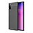 Funda Silicona Goma de Cuero Carcasa WL1 para Samsung Galaxy Note 10 Plus 5G Negro