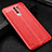 Funda Silicona Goma de Cuero Carcasa WL2 para Xiaomi Poco M2 Rojo