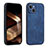 Funda Silicona Goma de Cuero Carcasa YZ1 para Apple iPhone 14 Pro Max Azul
