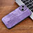Funda Silicona Goma de Cuero Carcasa YZ2 para Apple iPhone 14 Pro Purpura Claro