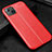 Funda Silicona Goma de Cuero Carcasa Z01 para Apple iPhone 14 Rojo