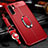 Funda Silicona Goma de Cuero Carcasa Z02 para Huawei P30 Pro New Edition Rojo