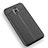 Funda Silicona Goma de Cuero K01 para Samsung Galaxy Amp Prime 3 Negro