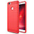 Funda Silicona Goma para Huawei Honor Note 8 Rojo