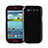 Funda Silicona Goma para Samsung Galaxy S3 4G i9305 Negro