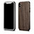 Funda Silicona Goma Patron de Grano de Madera para Apple iPhone Xs Max Gris