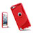 Funda Silicona Transparente S-Line para Apple iPod Touch 5 Rojo