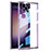 Funda Silicona Ultrafina Carcasa Transparente AC1 para Samsung Galaxy S21 Ultra 5G Morado