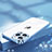 Funda Silicona Ultrafina Carcasa Transparente Bling-Bling LD2 para Apple iPhone 13 Pro Azul