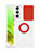 Funda Silicona Ultrafina Carcasa Transparente con Anillo de dedo Soporte A01 para Samsung Galaxy S21 Plus 5G Rojo